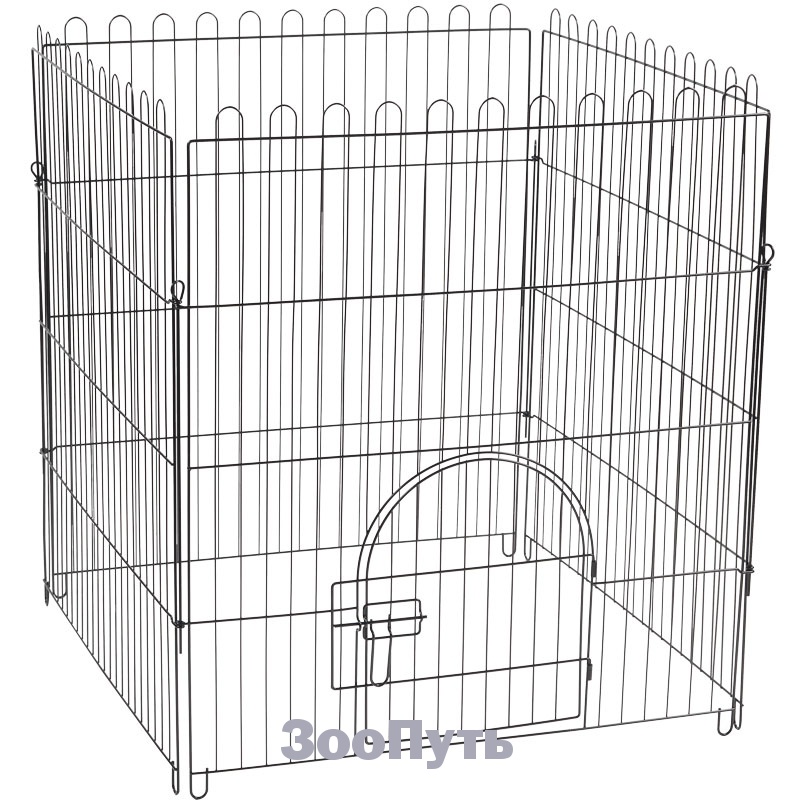 Фото: Triol Клетка-вольер для собак, 4 секции, эмаль, 840 х 950 мм. Магазин для животных ЗооПуть