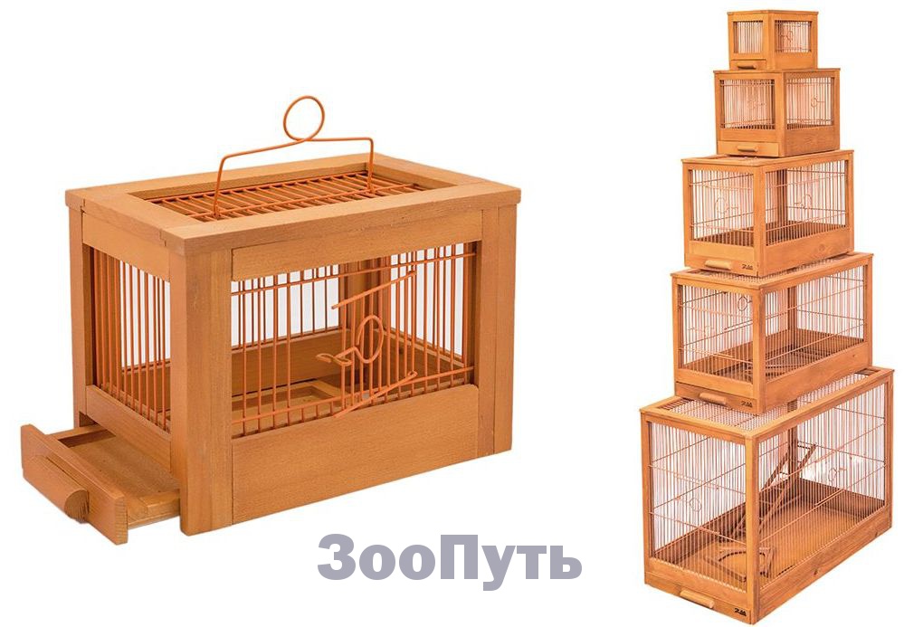 Фото: Клетка для птиц "Ретро-кантри клён", 47,5 х 27 х 32 см. Магазин для животных ЗооПуть