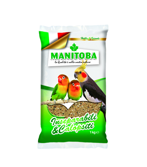 Фото: MANITOBA зерновая смесь для Средних попугаев, 1кг. Магазин для животных ЗооПуть