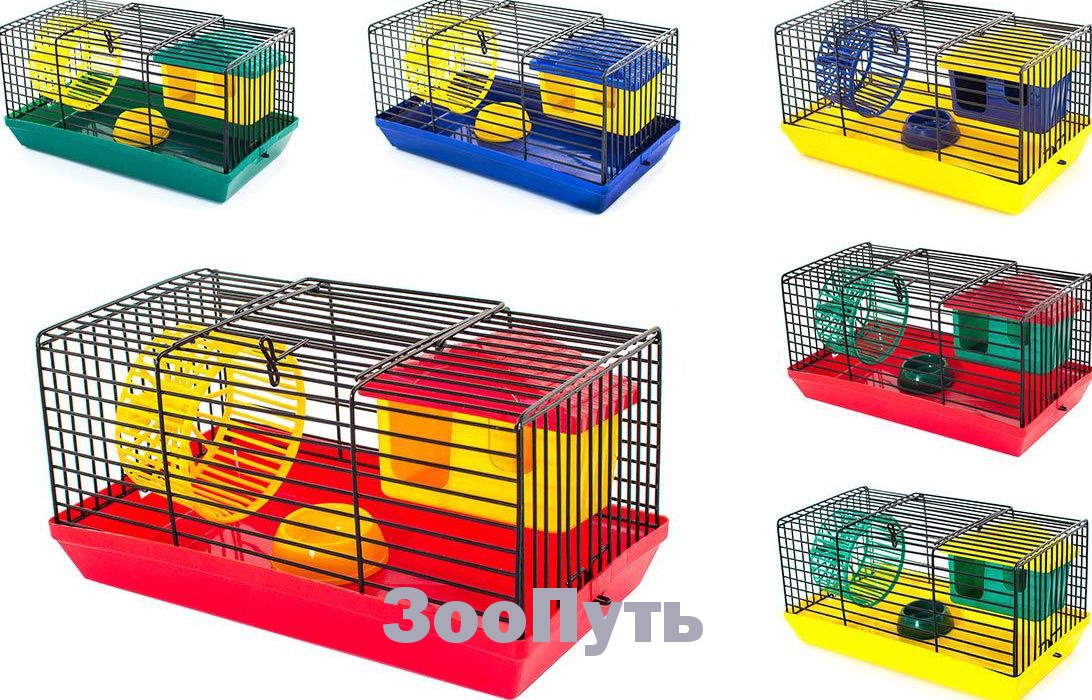 Фото: Клетка-мини ECO для грызунов, 27 х 15 х 13 см. Магазин для животных ЗооПуть