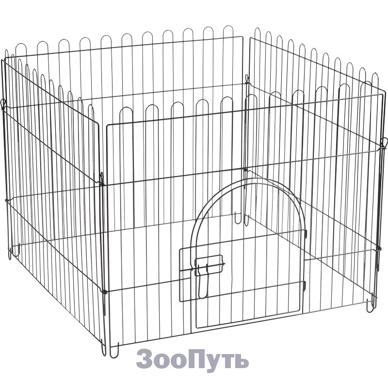 Фото: Triol Клетка-вольер для собак, 4 секции, эмаль, 840 х 690 мм. Магазин для животных ЗооПуть