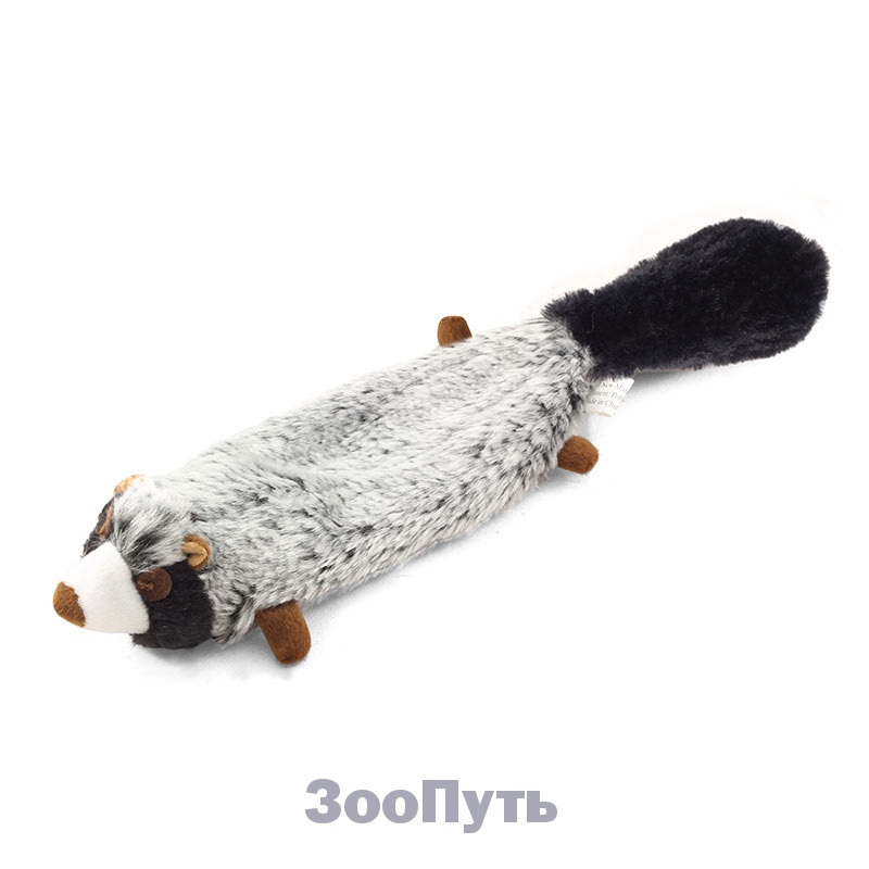 Фото: Triol Игрушка для собак мягкая "Енот", 310 мм. Магазин для животных ЗооПуть