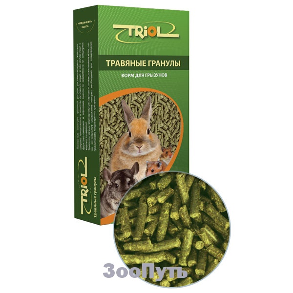 Фото: Triol Корм для грызунов "Травяные гранулы", 500 г. Магазин для животных ЗооПуть