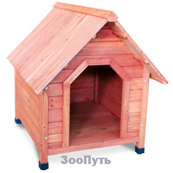 Фото: Triol Будка деревянная для собак, 820 х 1000 х 900 мм. Магазин для животных ЗооПуть